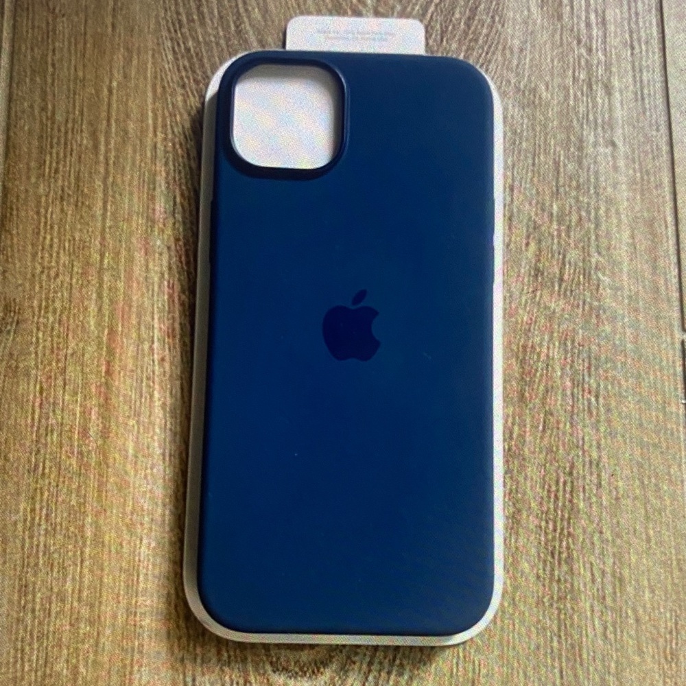 Apple Navy Blue iPhone Case
